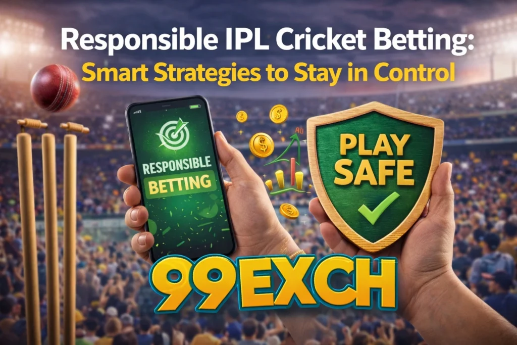 Responsible IPL cricket betting smart strategies to stay in control with 99EXCH logo