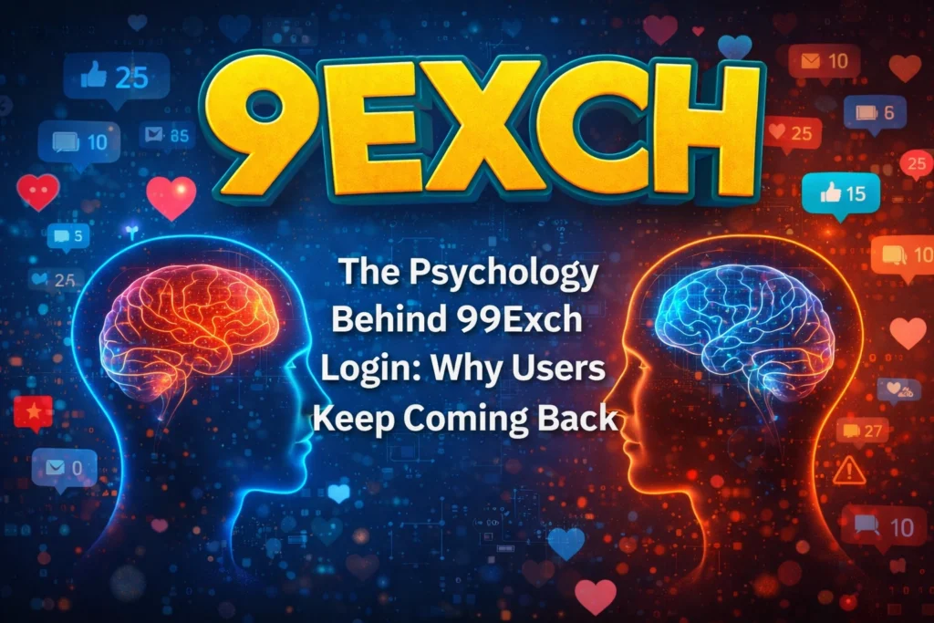 psychology behind 99Exch login why users keep coming back banner with logo